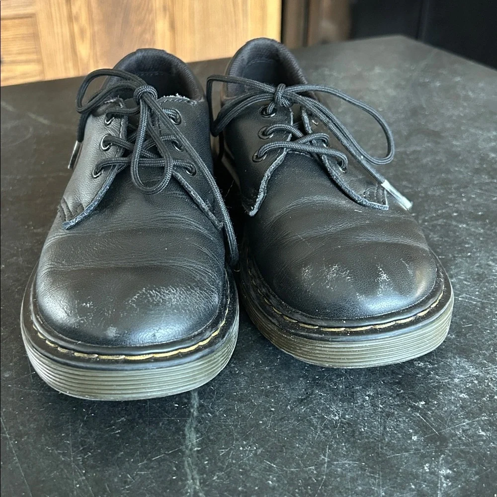 Dr. Martens 1461 J Black Leather Shoes Oxfords youth kids Unisex Size‎ 2